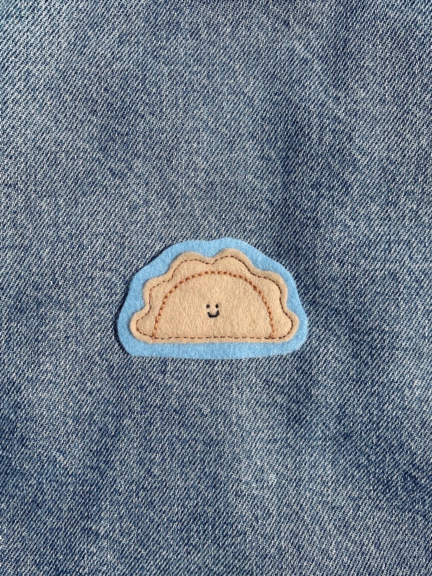 Happy Pasty Sew On Patch