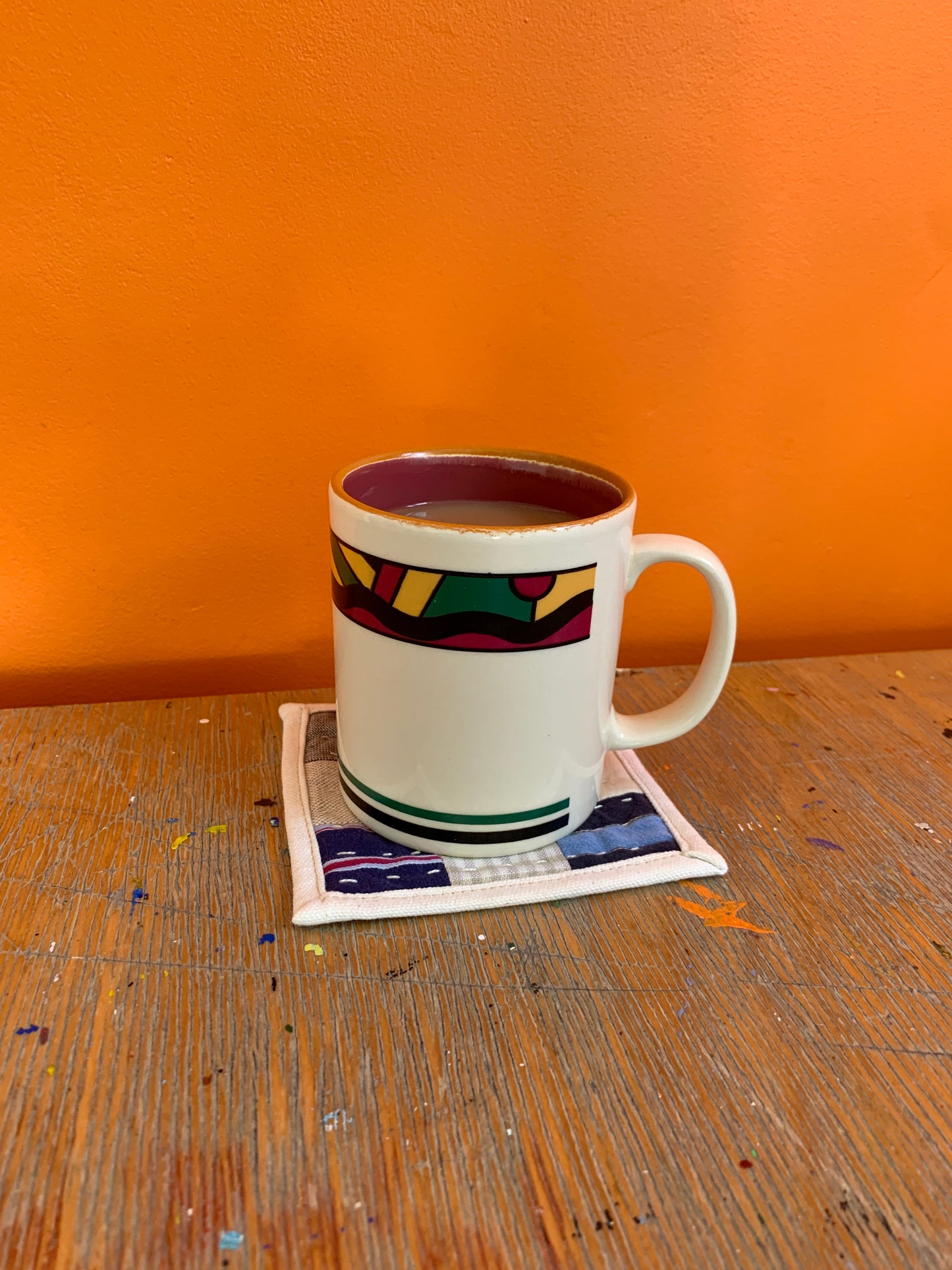 Hand Quilted Mug Rug