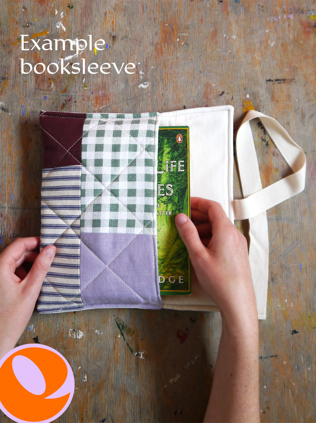 Quilted Book Sleeve