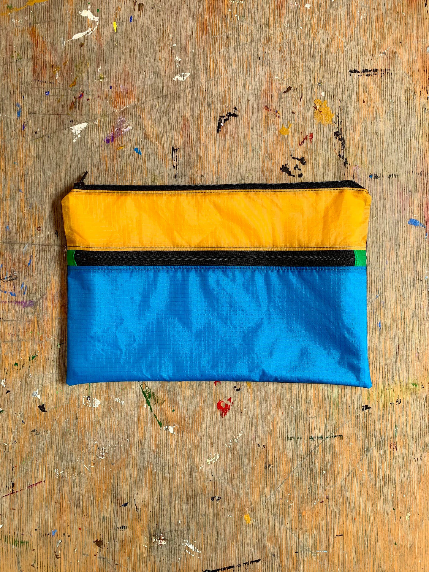 A5 Double Zip Pouch