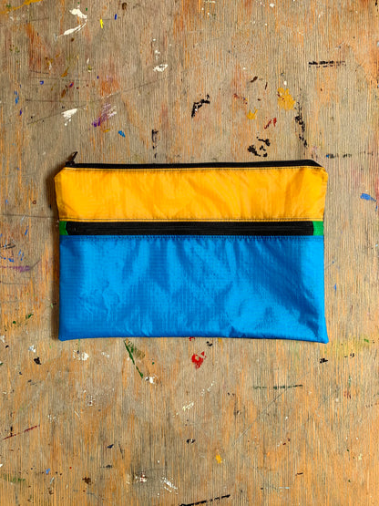 A5 Double Zip Pouch