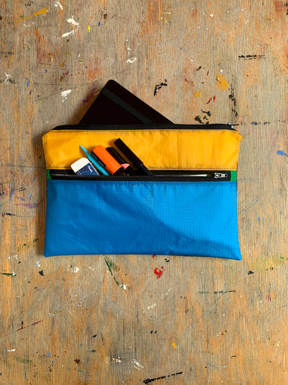 A5 Double Zip Pouch