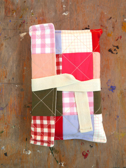 Patchwork Quilted Book Sleeve