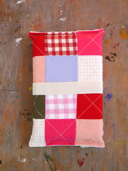 Patchwork Quilted Book Sleeve